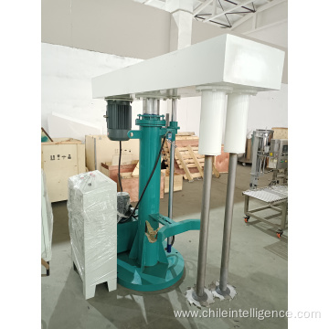 Dual-axis hydraulic lift high speed disperser